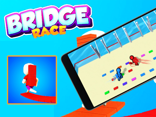 Bridge Race Run 3D - free online Browser game