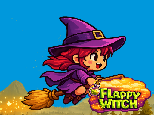 Flappy Witch Fly - free online Browser game
