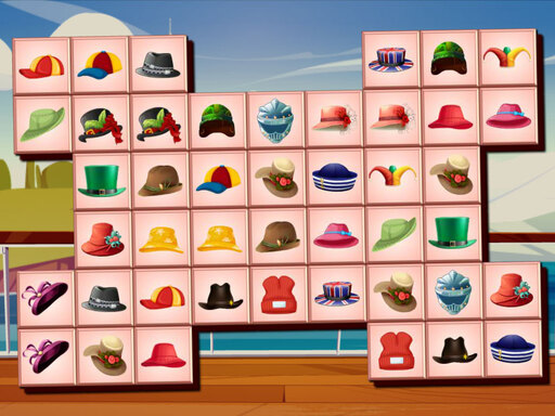 Hats Mahjong Connect - free online Browser game