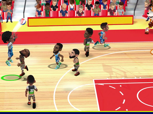 Mini Head Basketball - free online Browser game