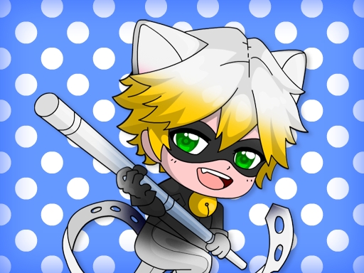 Chibi DottedGirl Coloring Book - free online Browser game