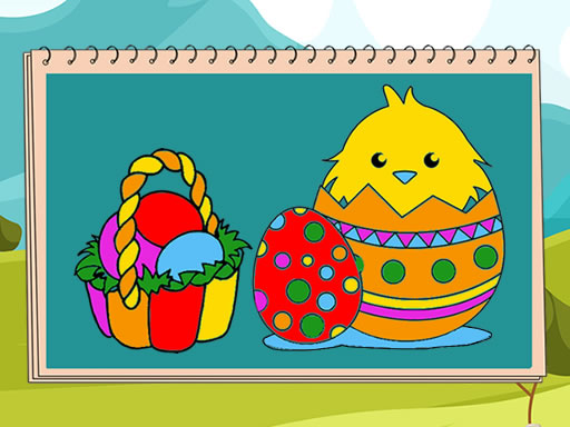 Coloring Book Easter - free online Browser game