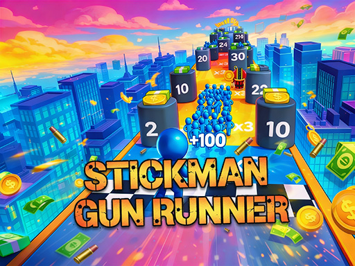 Stickman Gun Runner - free online Browser game