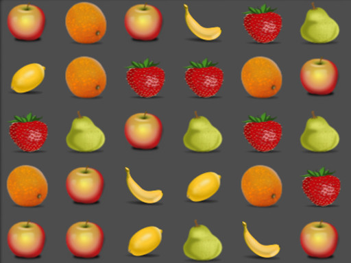 Match Fruits - free online Browser game