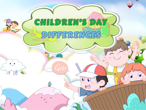 Children's Day Differences - free online Browser game