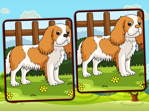 Dogs Spot The Differences - free online Browser game