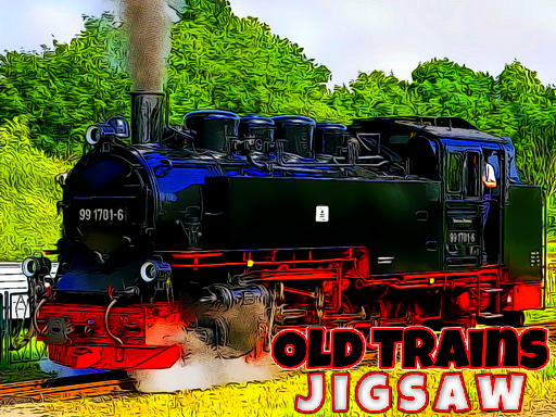Old Trains Jigsaw - free online Browser game