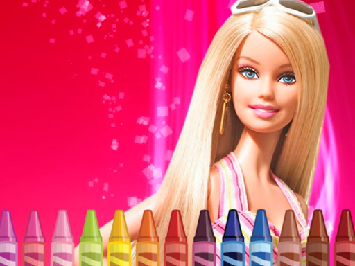 Barbie Coloring - free online Browser game