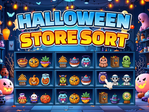 Halloween Store Sort - free online Browser game