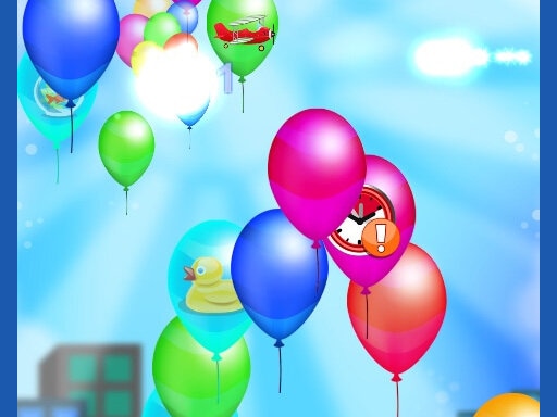 Balloon Popping Games Kids - free online Browser game
