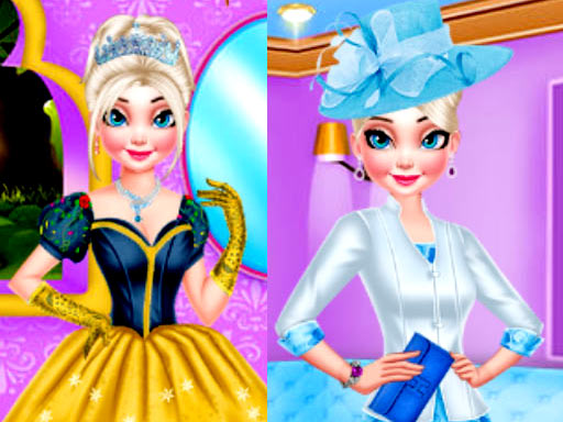 MAKEOVER ROYAL QUEEN VS MODERN QUEEN DRESSUP - free online Browser game