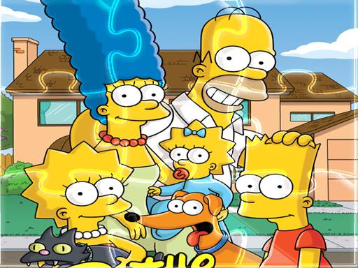 Simpsons Match3 Puzzle - free online Browser game