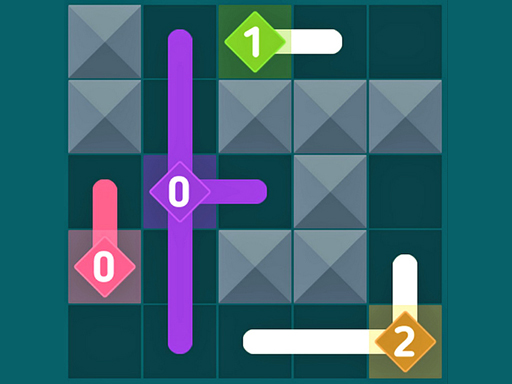 Cross Path Puzzle Game - free online Browser game