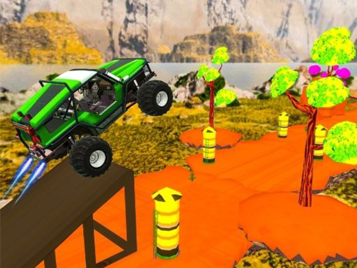 Mega Ramp Car Racing Stunts 3D Impossible Tracks - free online Browser game