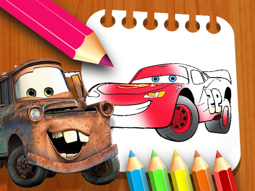 Cars Coloring Book - free online Browser game