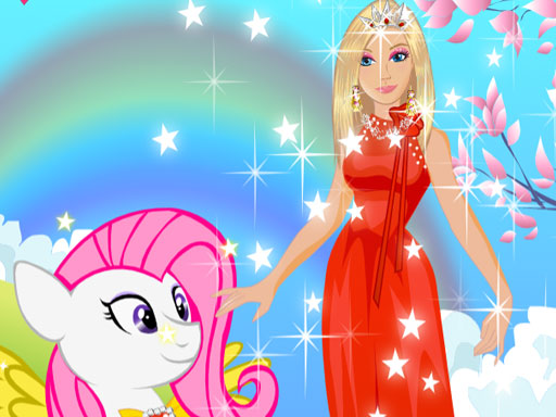 Barbie and Pony Dressup - free online Browser game