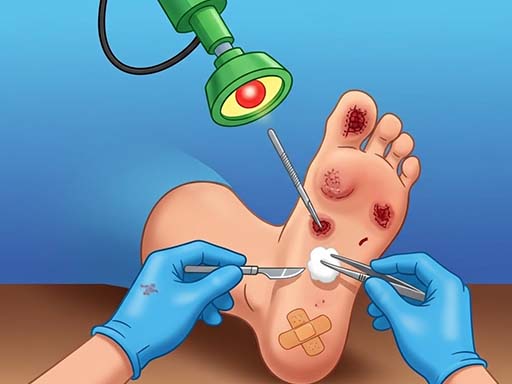 Foot Doctor Simulator - free online Browser game