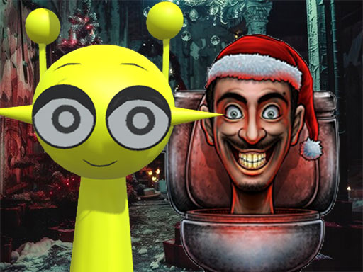 Sprunki in Backrooms Christmas Skibidi Terrors - free online Browser game