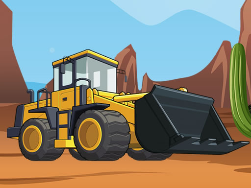 Bulldozer Jigsaw - free online Browser game
