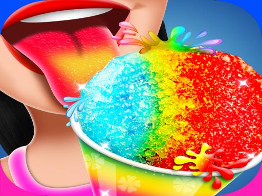 Summer shaved Slush Ice Candy cone maker - free online Browser game