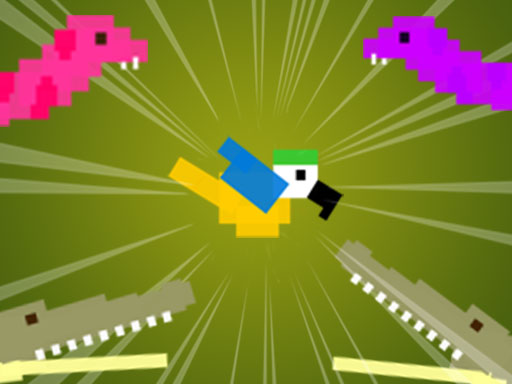 Blocky Parrot - free online Browser game