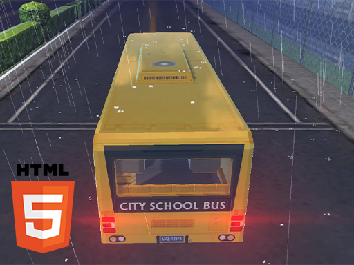 Bus School Driving 2023 - free online Browser game
