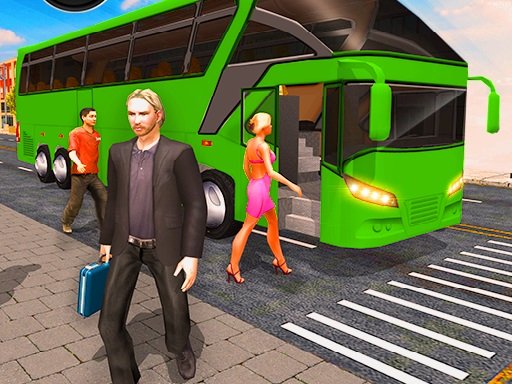 Crazy Bus Driving 3D - free online Browser game