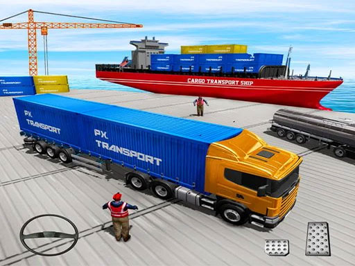 Cargo Transport Truck Driving - free online Browser game