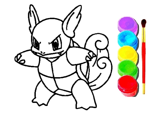 Pokemon Coloring Book - free online Browser game