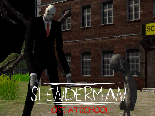 Slenderman Lost at School - free online Browser game