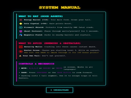 Cyber Snake 2077: Ultimate - free online Browser game
