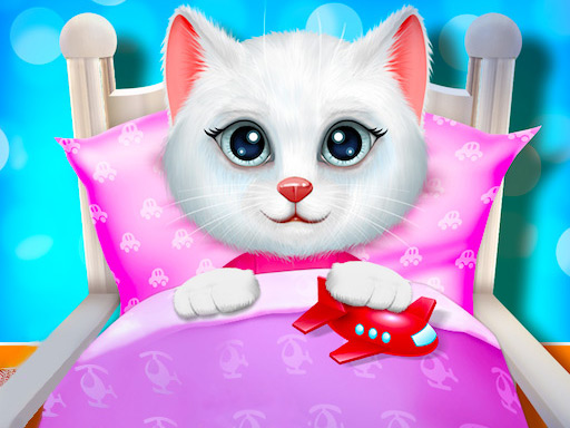 Kitty Bedtime Activities - free online Browser game