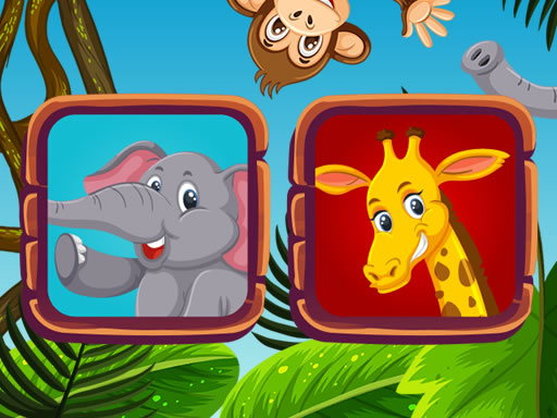 Fun Animals Memory - free online Browser game
