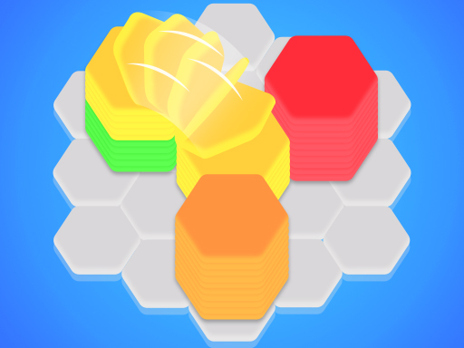 Hexa Stack Sort - free online Browser game