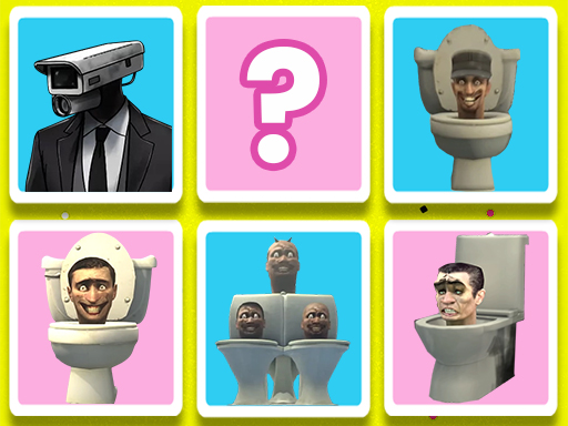 Skibidi Toilet Match Up 2 - free online Browser game