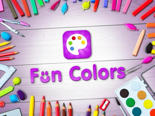 Fun Colors coloring book for kids - free online Browser game