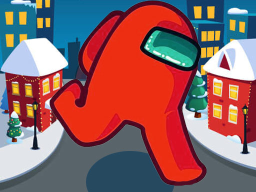 Among Us Christmas Run - free online Browser game