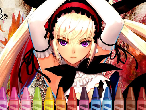 4GameGround - Anime Manga Coloring - free online Browser game