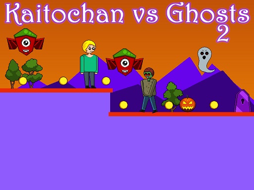 Kaitochan vs Ghosts 2 - free online Browser game