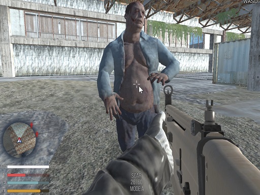 Dark Forest Zombie Survival FPS - free online Browser game