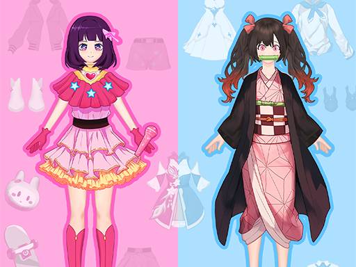 Anime Doll DIY Cosplay Girl - free online Browser game