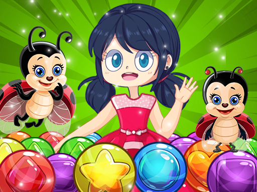 Miraculous Ladybug Bubble Shooter - free online Browser game
