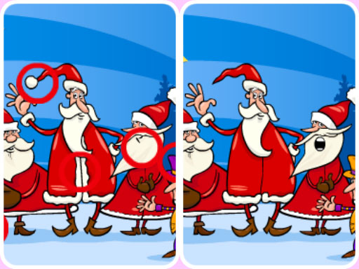 Christmas Photo Differences 2 - free online Browser game