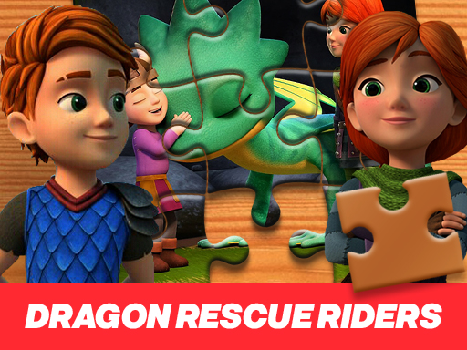 Dragon Rescue Riders Jigsaw Puzzle - free online Browser game