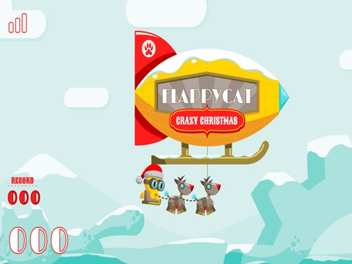 FlappyCat Crazy Christmas - free online Browser game