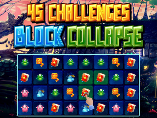 45 Challenges Block Collapse - free online Browser game