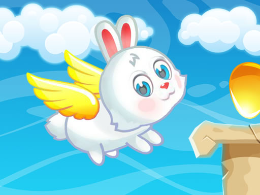 Easter Bunny Flying - free online Browser game