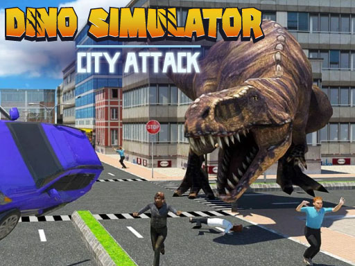 Dino Simulator City Attack - free online Browser game