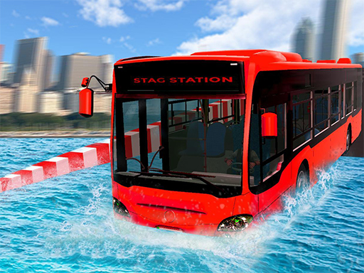 Extreme Water Floating Bus - free online Browser game