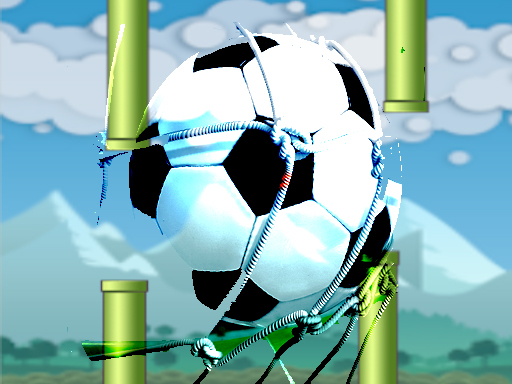 Flying football- Flapper Soccer Game - free online Browser game
